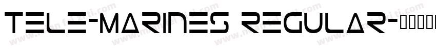 Tele-Marines Regular字体转换